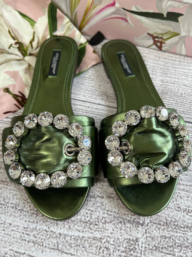 Crystal Embellished Sandals
